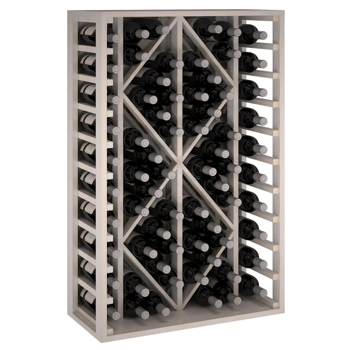 Wine rack for 68 bottles Expovinalia Toral Godello 2530 – White pine – EW2530