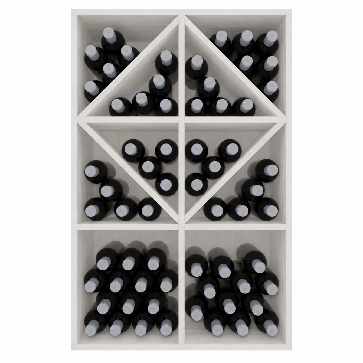Wine rack for 70 bottles Expovinalia Toral Godello 2534 – White pine – EW2534