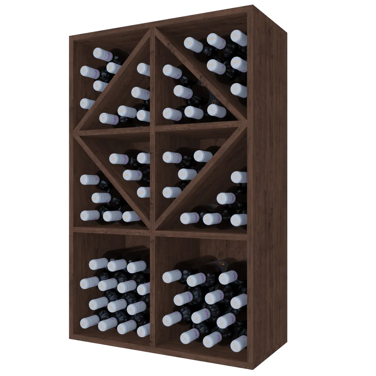 Wine rack for 70 bottles Expovinalia Toral Godello 2534 – Dark pine – HX2534