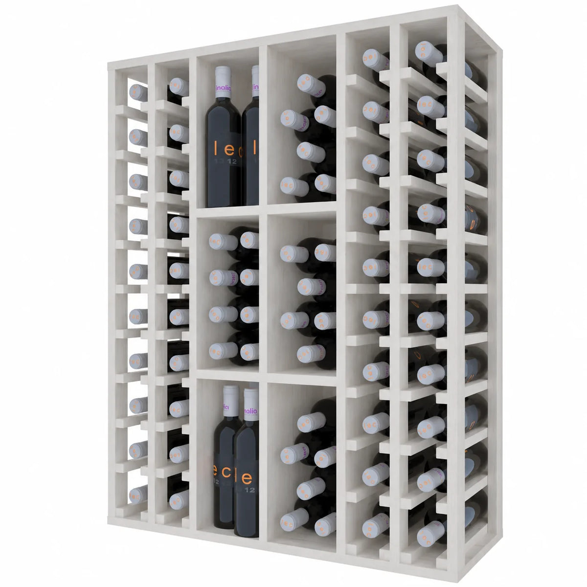 Wine rack for 88 bottles Expovinalia Pitanza Godello 2528 – White pine – EW2528