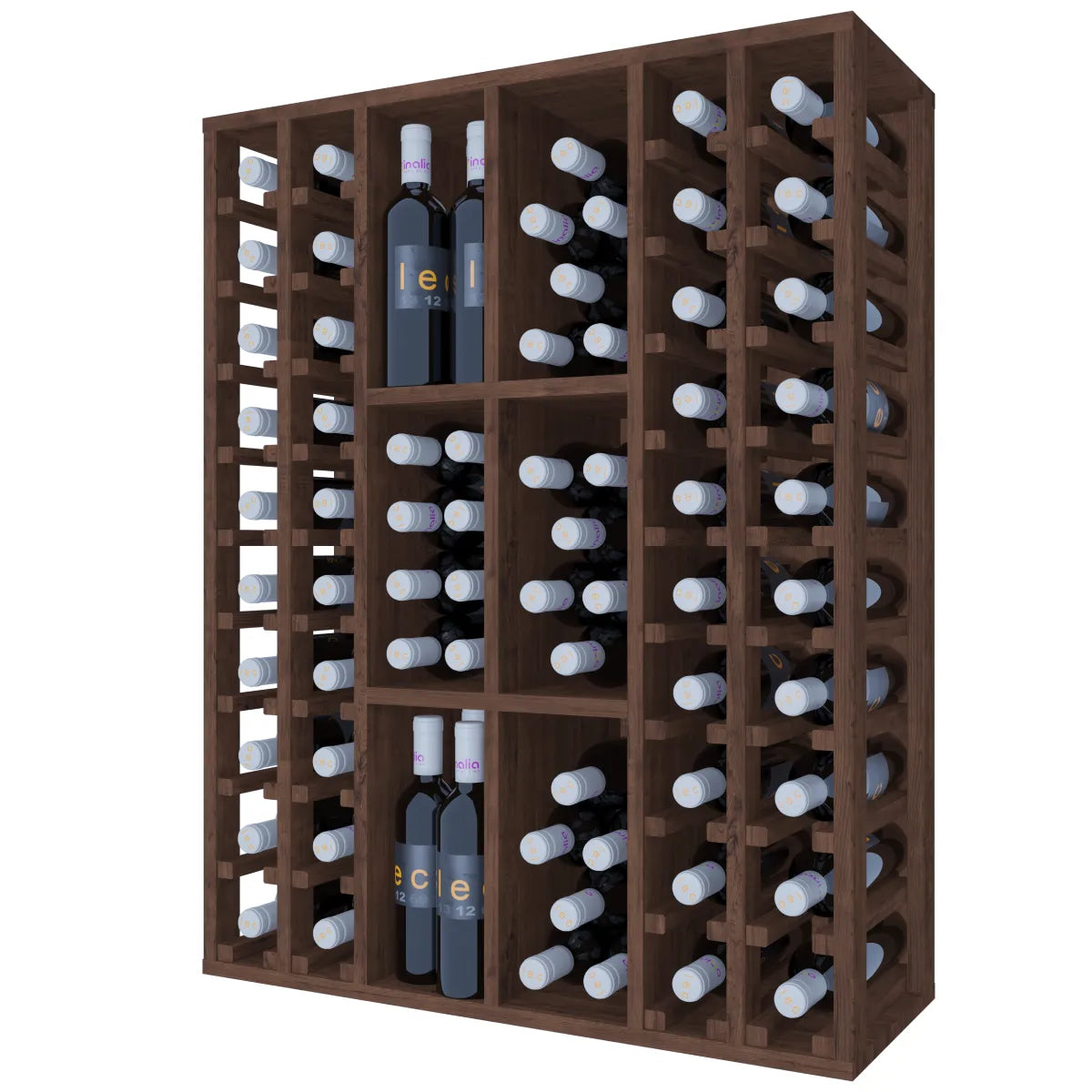 Wine rack for 88 bottles Expovinalia Pitanza Godello 2528 – Dark pine – HX2528