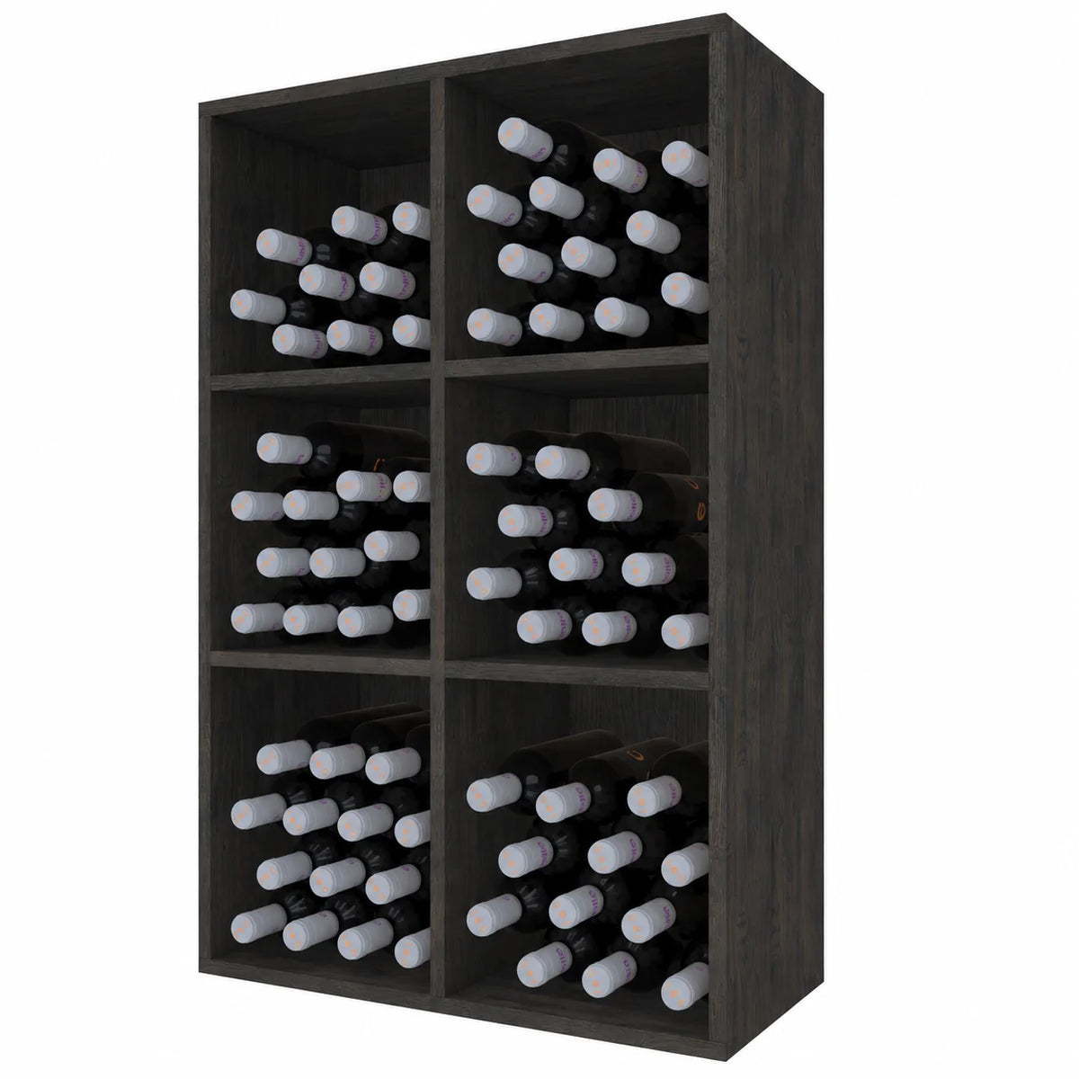 Wine rack for 90 bottles Expovinalia Corullón Godello 2526 – Black pine – BX2526