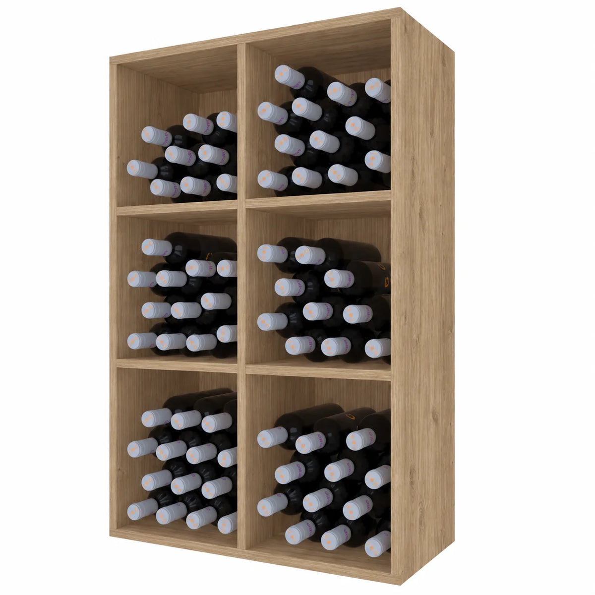 Wine rack for 90 bottles Expovinalia Corullón Godello 2526 – Natural oak – ER2526