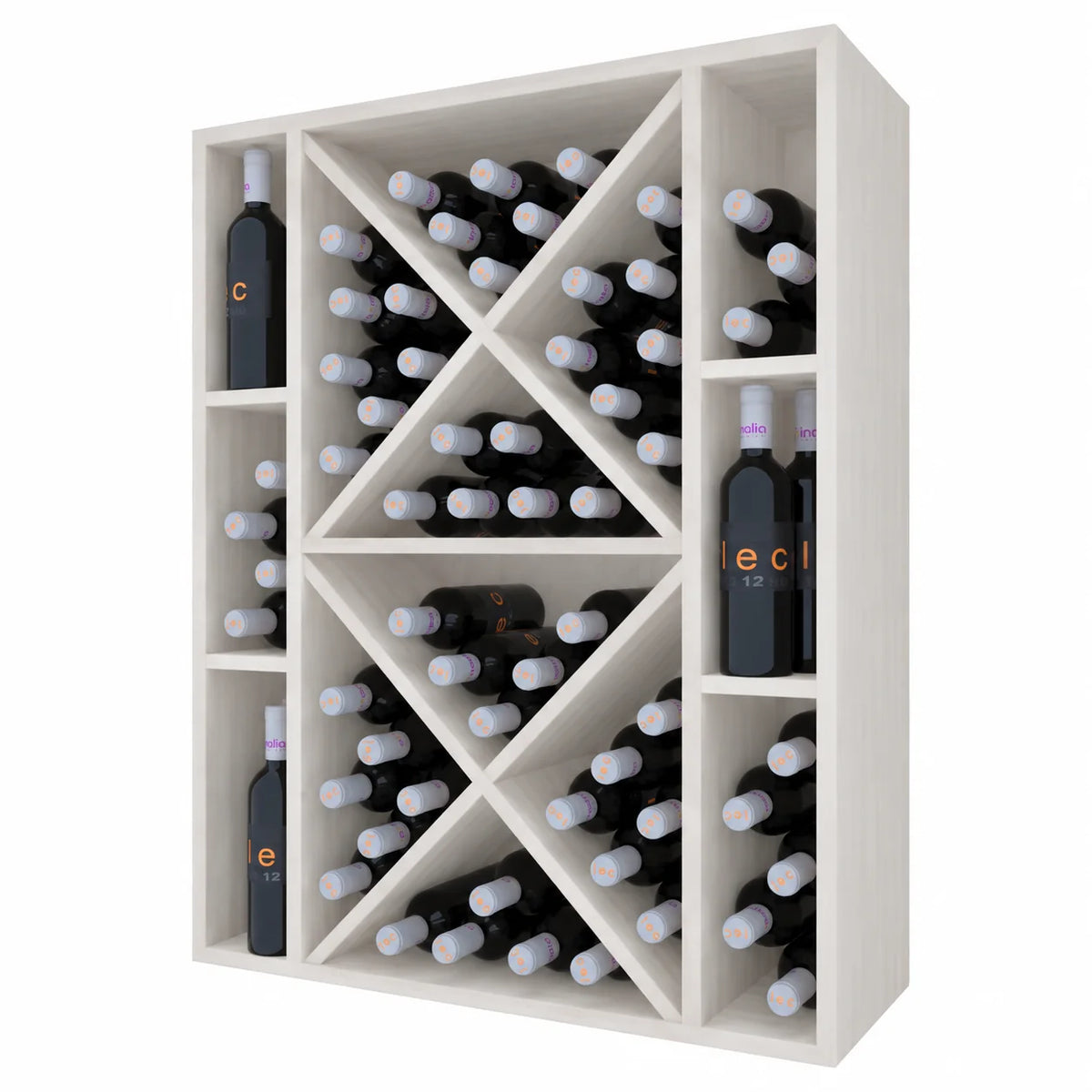Wine rack for 90 bottles Expovinalia Toral Godello 2538 – White pine – EW2538