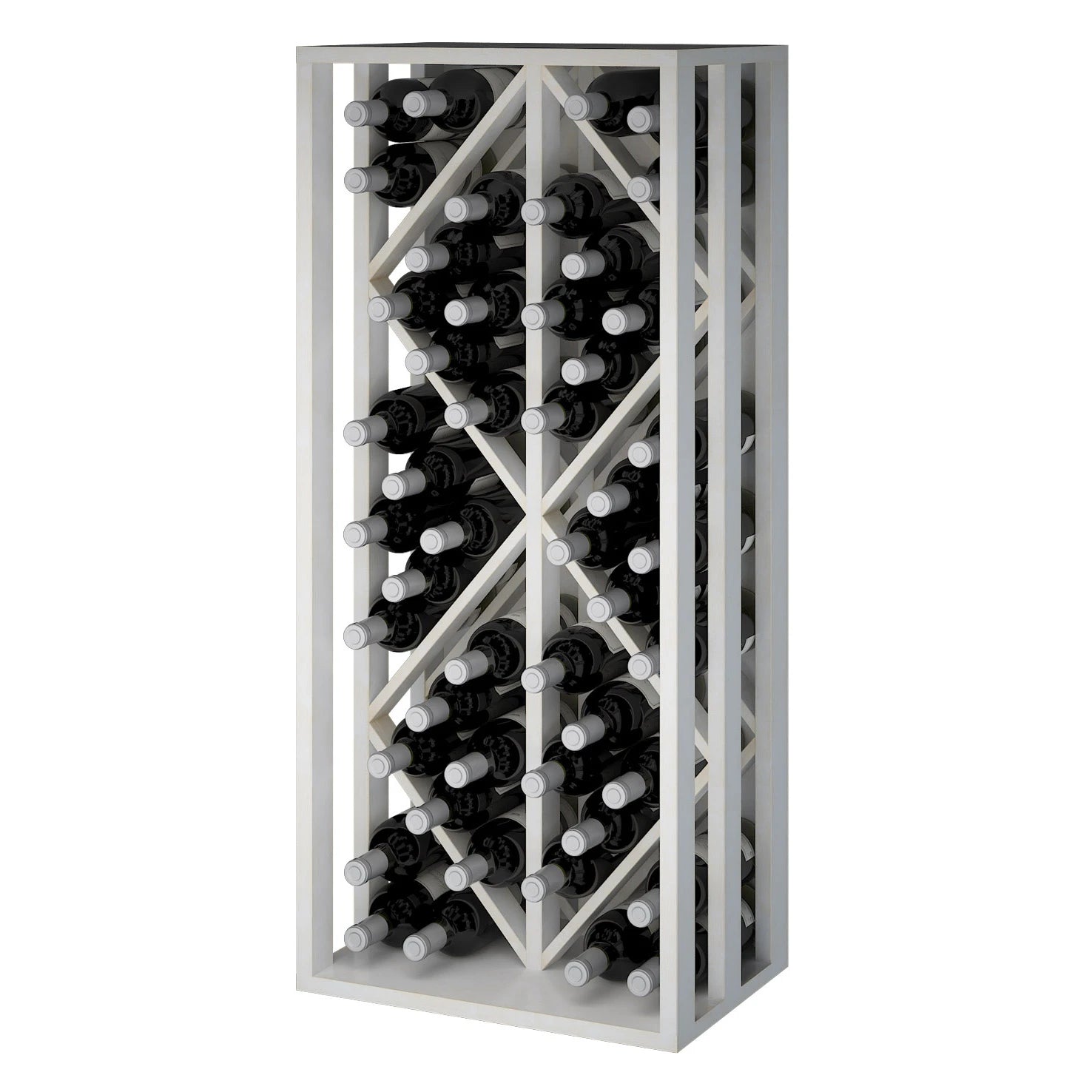 Pinewood wine rack with diamonds for 48 bottles, Expovinalia Godello EW2532